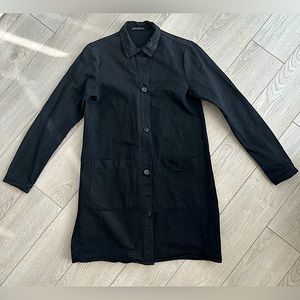 Brandy Melville - Black Cotton Button Up